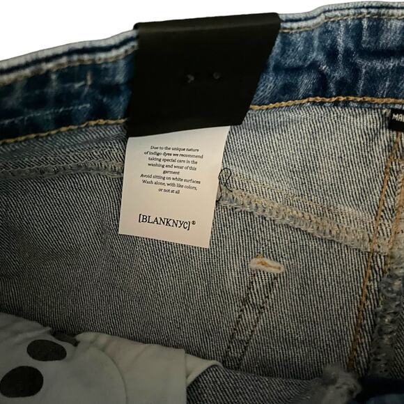 Blank NYC Denim Shorts Women's 28 High Potential The Essex Classic Cut-off NWT - Picture 6 of 11